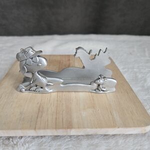 Pewter Snoopy Character Figurine